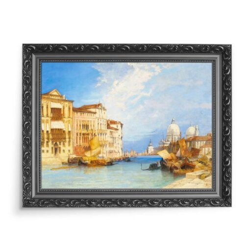 William Callow Canal Grande Wenecja 70x50 wydruk na płótnie CANVAS