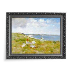 William Merritt Chase Godziny bezczynności 70×50 wydruk na płótnie CANVAS