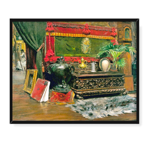 William Merritt Chase Kącik mojego studia 50x40 w RAMIE