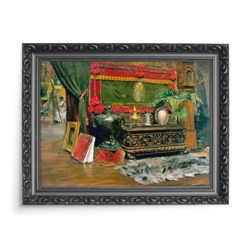 William Merritt Chase Kącik mojego studia 70x50 wydruk na płótnie CANVAS