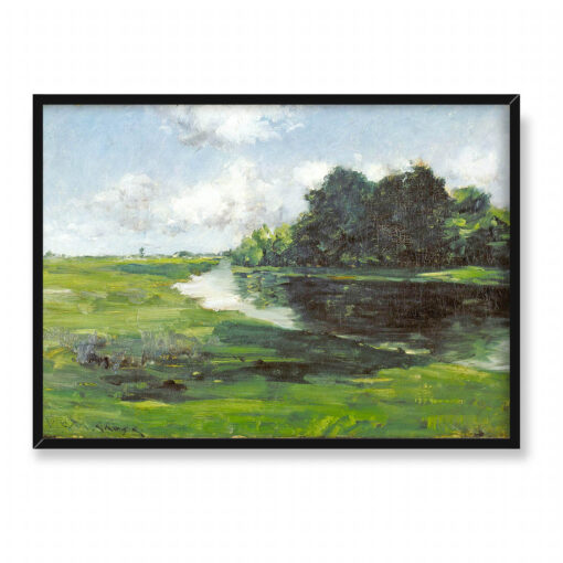 William Merritt Chase Krajobraz Long Island po deszczu 70x50