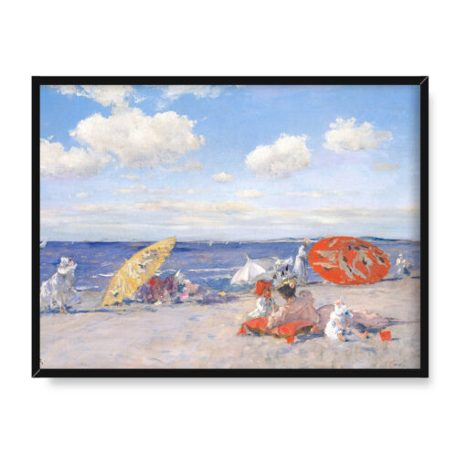 William Merritt Chase Nad morzem 40x30 w RAMIE