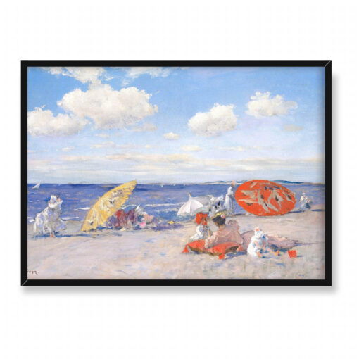 William Merritt Chase Nad morzem 70x50
