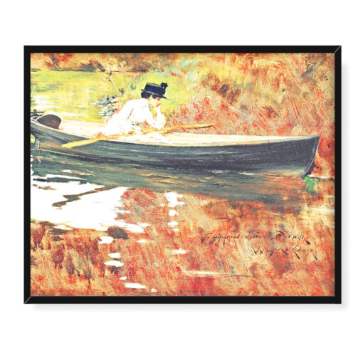 William Merritt Chase Pani Chase w Prospect Park 50x40 w RAMIE