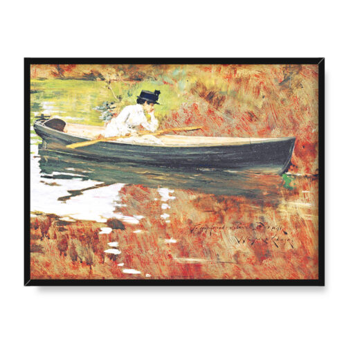 William Merritt Chase Pani Chase w Prospect Park kopia 40x30 w RAMIE