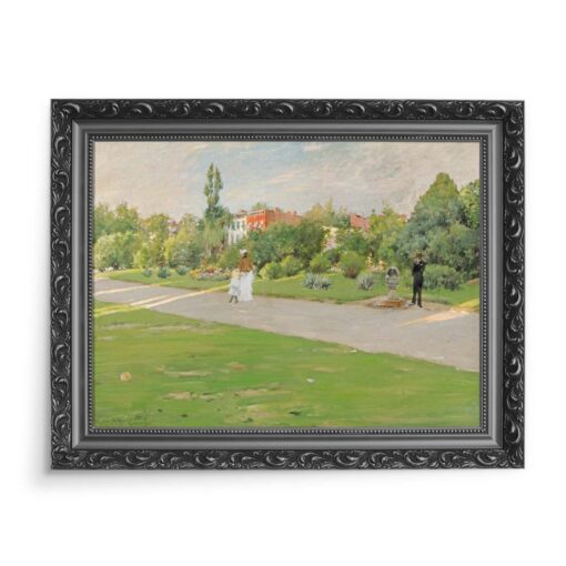 William Merritt Chase Park w Brooklynie 70x50 wydruk na płótnie CANVAS