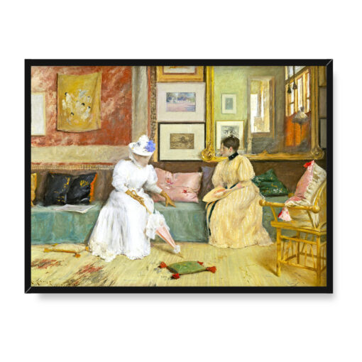 William Merritt Chase Pogawędka 40x30