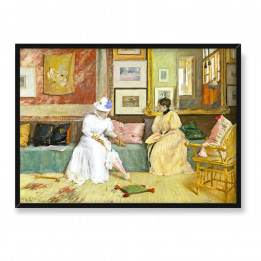 William Merritt Chase Pogawędka 70x50