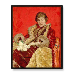 William Merritt Chase Portret pani H 40×50