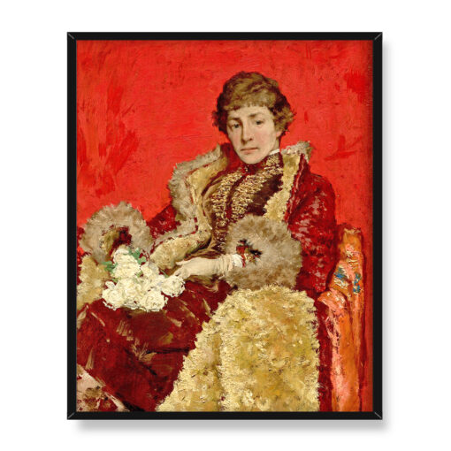 William Merritt Chase Portret pani H 40x50 w RAMIE