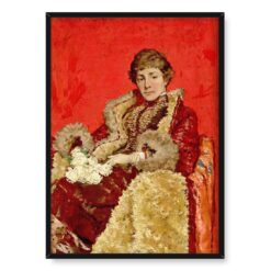 William Merritt Chase Portret pani H 50×70