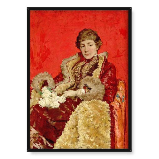 William Merritt Chase Portret pani H 50x70