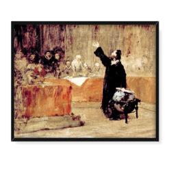 William Merritt Chase Śniadanie na świeżym powietrzu 50×40