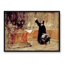 William Merritt Chase Śniadanie na świeżym powietrzu 70×50