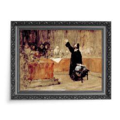 William Merritt Chase Śniadanie na świeżym powietrzu 70×50 wydruk na płótnie CANVAS