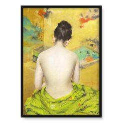 William Merritt Chase Studium koloru ciała i złota 50×70