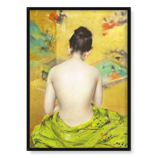 William Merritt Chase Studium koloru ciała i złota 50x70