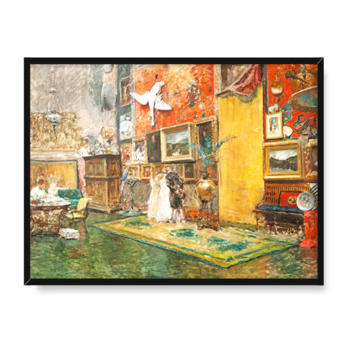 William Merritt Chase Tenth Street Studio 40x30 w RAMIE