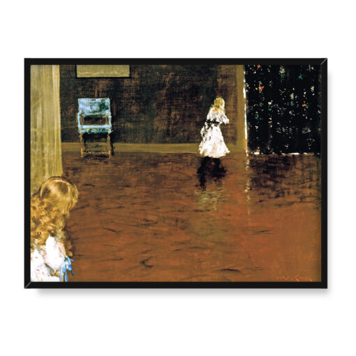 William Merritt Chase Zabawa w chowanego 40x30