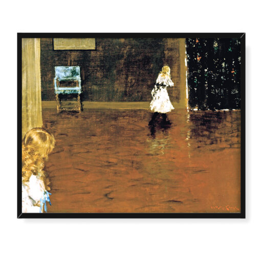 William Merritt Chase Zabawa w chowanego 50x40