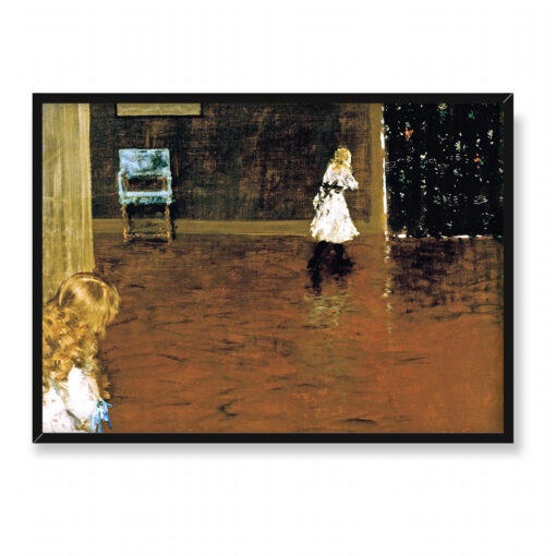 William Merritt Chase Zabawa w chowanego 70x50