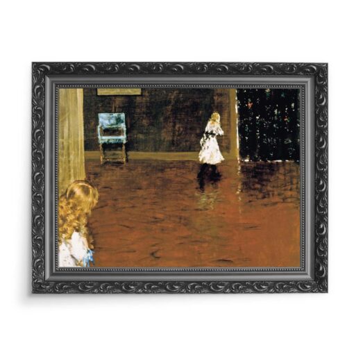 William Merritt Chase Zabawa w chowanego 70x50 wydruk na płótnie CANVAS