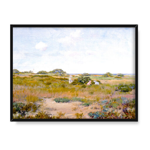 William Merritt Chase Zbieranie dzikich kwiatów 40x30 w RAMIE