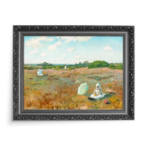 William Merritt Chase Zbieranie jesiennych kwiatów 70x50 wydruk na płótnie CANVAS