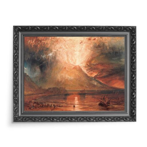 William Turner Erupcja Wezuwiusza 70x50 wydruk na płótnie CANVAS