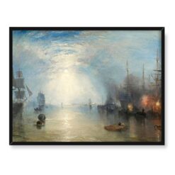 William Turner Keelmen Heaving in Coals by Moonlight 40x30