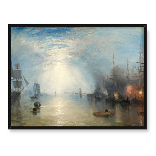 William Turner Keelmen Heaving in Coals by Moonlight 40x30
