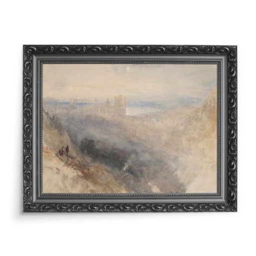 William Turner Księżyc nad Lozanną 70x50 wydruk na płótnie CANVAS