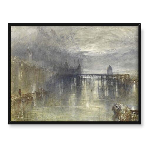 William Turner Lucerna w świetle księżyca 40x30