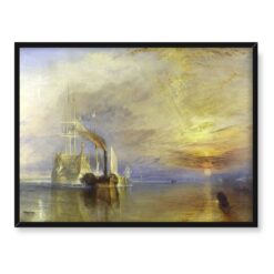 William Turner Ostatnia droga Temerairea 40x30 w RAMIE
