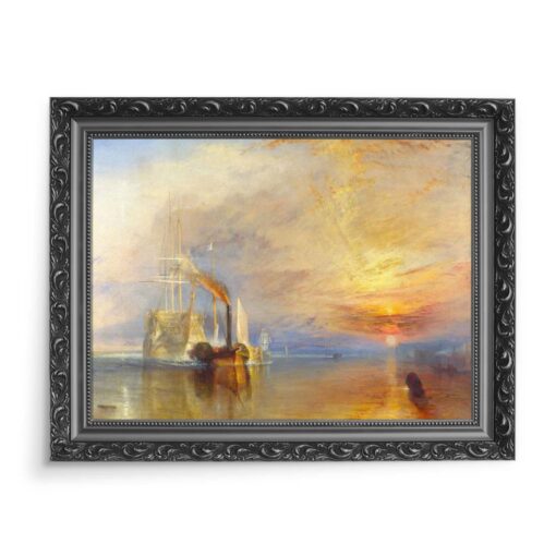 William Turner Ostatnia droga Temerairea 70x50 wydruk na płótnie CANVAS