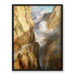 William Turner Przełęcz świętego Gottharda Szwajcaria 30x40