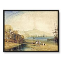 William Turner Scarborough miasto i zamek o poranku 40x30