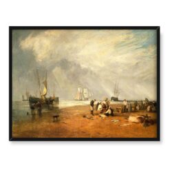 William Turner Targ rybny na plaży w Hastings Anglia 40x30