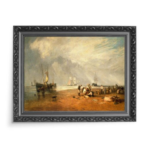 William Turner Targ rybny na plaży w Hastings Anglia 70x50 wydruk na płótnie CANVAS