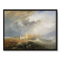 William Turner Ujście Sekwany 40x30