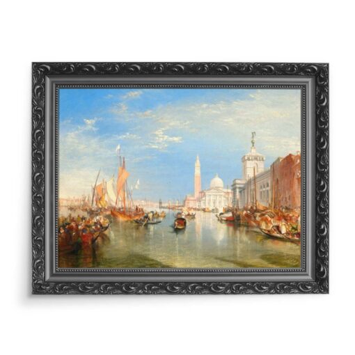 William Turner Wenecja Dogana i San Giorgio Maggiore 70x50 wydruk na płótnie CANVAS