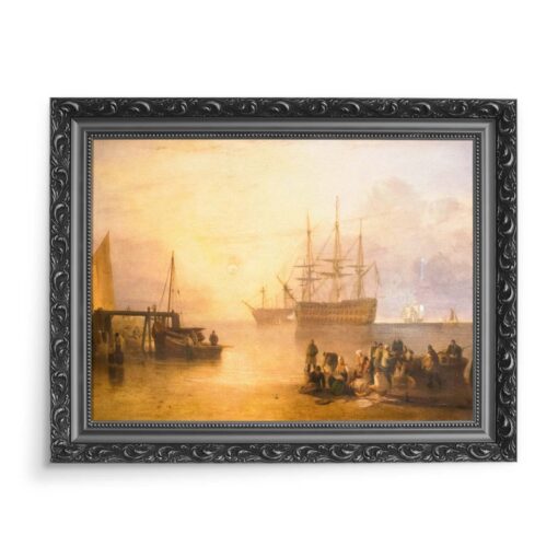 William Turner Wschód słońca 70x50 wydruk na płótnie CANVAS