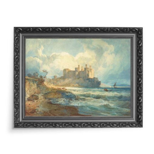 William Turner Zamek Conway Północna Walia 70x50 wydruk na płótnie CANVAS