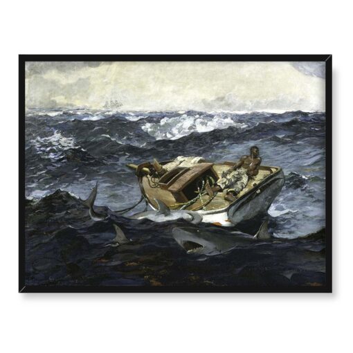 Winslow Homer Golfsztrom 40x30 w RAMIE