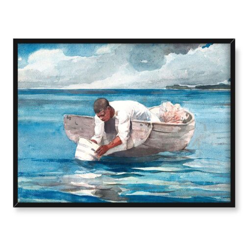 Winslow Homer Krajobraz morski Karaiby 40x30 w RAMIE