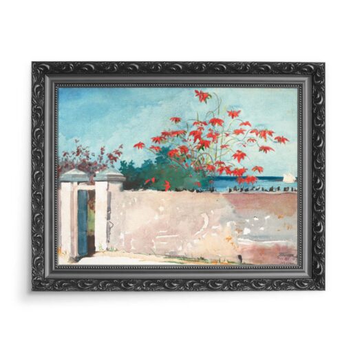 Winslow Homer Mur Nassau Bahamy 70x50 wydruk na płótnie CANVAS
