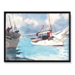 Winslow Homer Łodzie rybackie Key West 40x30