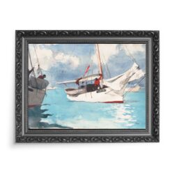 Winslow Homer Łodzie rybackie Key West 70×50 wydruk na płótnie CANVAS