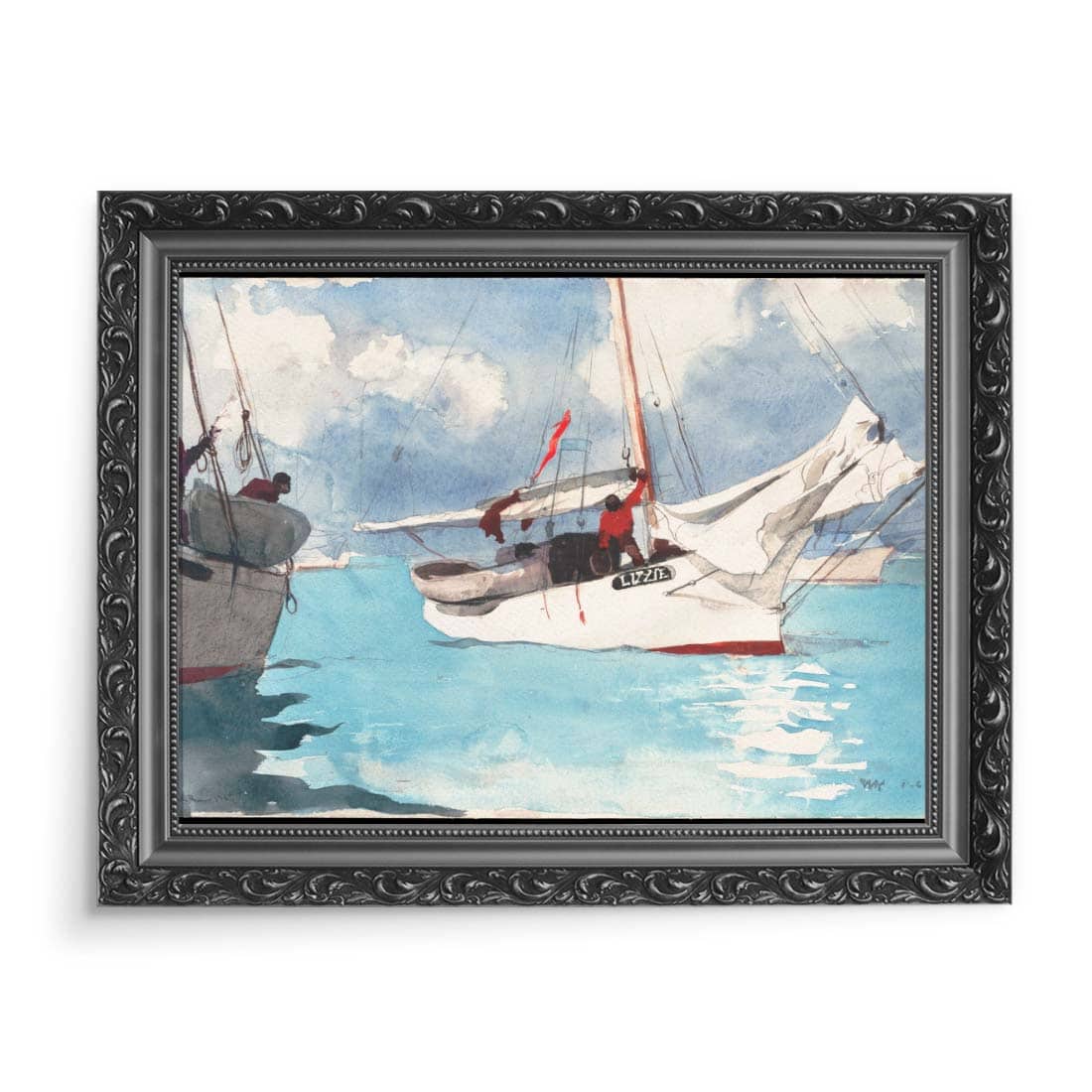 Winslow Homer Łodzie rybackie Key West 70x50 wydruk na płótnie CANVAS