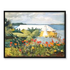 Winslow Homer Ogród i bungalow Bermudy 40x30